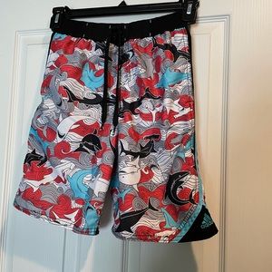 Adidas Swim Trunks, Youth Large